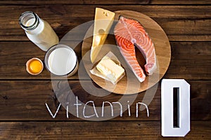 Foods containing and rich in vitamin D