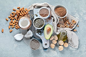 Foods high in plantbased fats