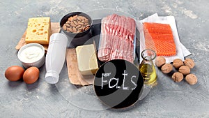 Foods rich in fats