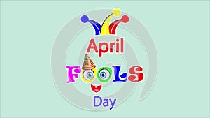 fools day april typography