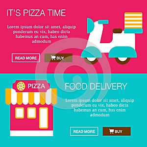 Foood delivery concept