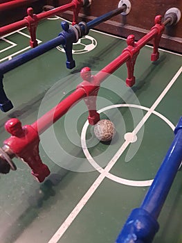 foosball Soccer Brazil Table top footballstock.