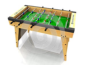 Foosball table.