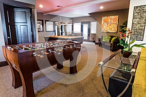 Foosball Table in Clubhouse