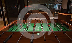 Foosball table in a co-working office