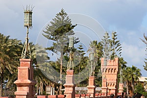 Foot bridge at Montazah