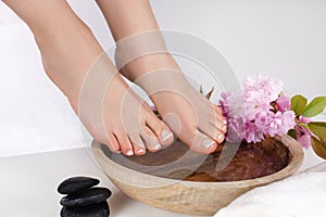 Foot Care Oasis: Indulge in Serenity with a French Pedicure