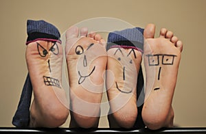 Foot faces