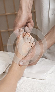 Foot massage photo