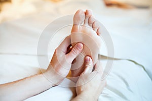 Foot massage photo