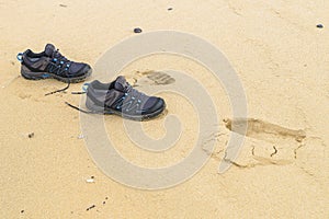 Foot Prints in the Sand