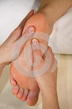 Foot reflex zone massage