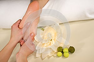 Foot reflex zone massage