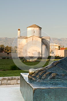 Foot statue of Gregory of Nin ,Croatia