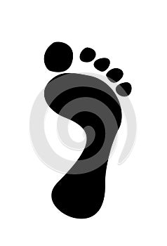 Foot , step , vector , illustrations , black