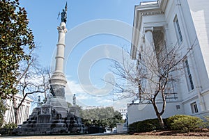 88-foot tall Confederate Memorial Monument