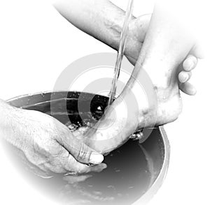 Foot Washing Vignette