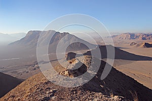 The foot of the Zagros mountain chain, Iran