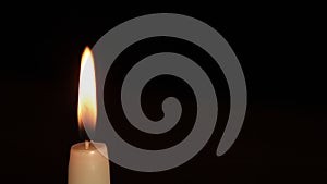 footage of candle dark background