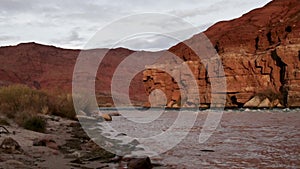 Footage Of the Colorado River at Lees Ferry AZ