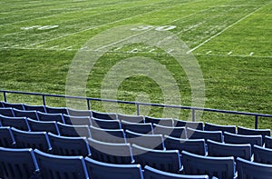 Footbal field view