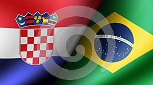 Football 2022 | Knockout Round Match Cards   Croatia VS Brazil