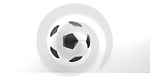 Football ball. soccer football ball 3d render