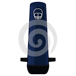 football blocking sled. Vector illustration decorative design