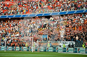 Football club Shakhtar Donetsk fans