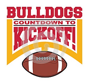 Football Countdown to Kickoff - Bulldogs photo