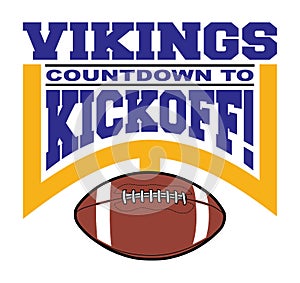 Football Countdown to Kickoff - Vikings