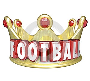 Football Crown Best Player Team WInner Victory Top Competitor