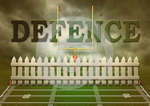 Football Defense Field and Fence Design