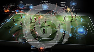 football with digital formation plan, soccer manager strategy and tactics, live score and online betting