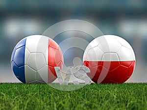 Football euro cup group D France vs Poland