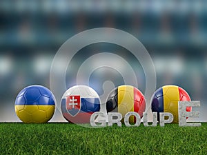 Football euro cup group E