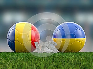 Football euro cup group E Romania vs Ukraine