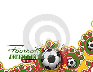 Football Event Poster Graphic Template