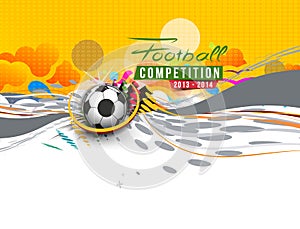 Football Event Poster Graphic Template
