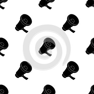 A football fan shout.Fans single icon in black style vector symbol stock illustration.