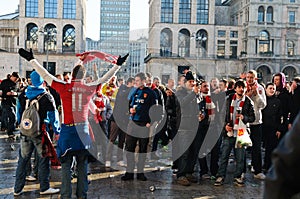 Football fans UEFA Champion League 2012