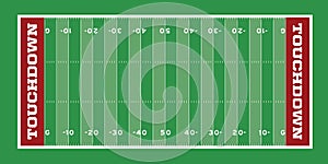 Football Field Illustration