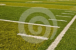 Football Field Sideline photo