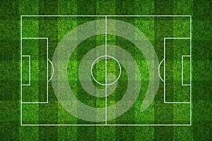 Football field or soccer field pattern and texture with clipping