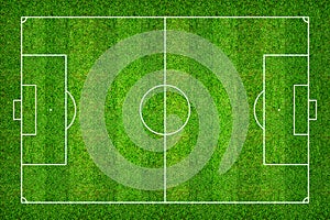 Football field or soccer field pattern and texture with clipping