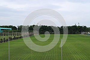 Football field for training