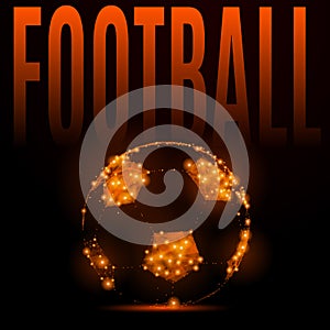Football fire ball