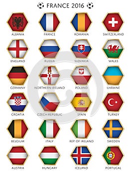 Football flag icons