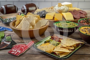 Football Food for a game watching or tailgating party