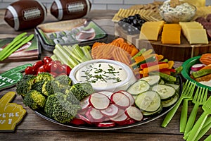 Football Food for a game watching or tailgating party